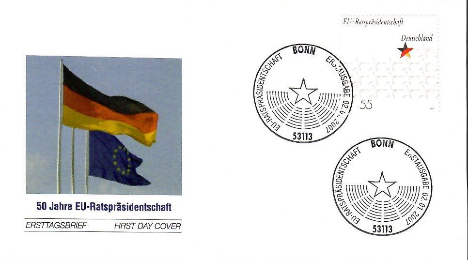 Znaczek Niemcy 2007 Mi 2583 FDC