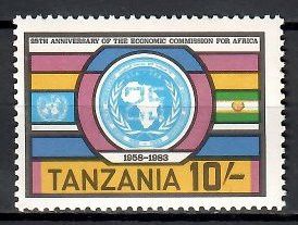 Znaczek Tanzania 1983 Mi 228 Czyste **