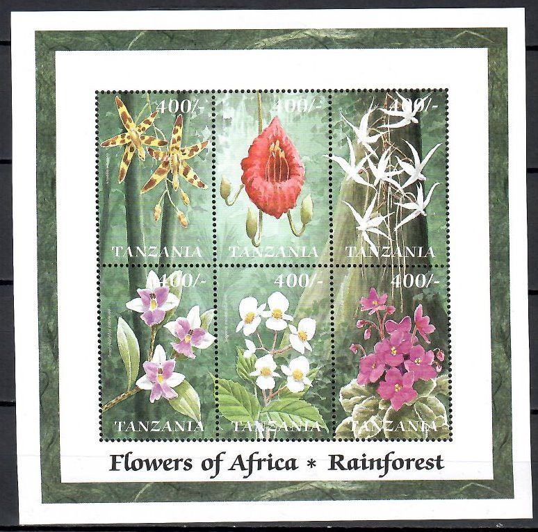 Znaczek Tanzania 1999 Mi 3731-3736 Czyste **