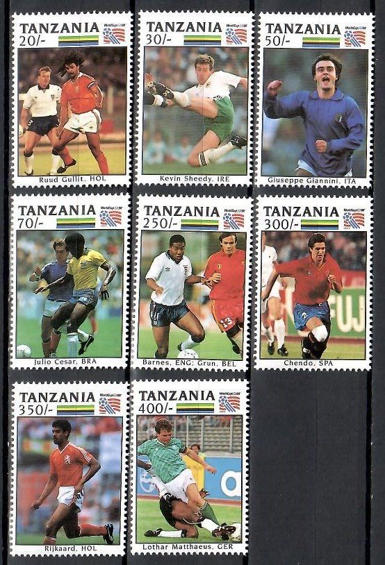 Znaczek Tanzania 1994 Mi 1806-1813 Czyste **
