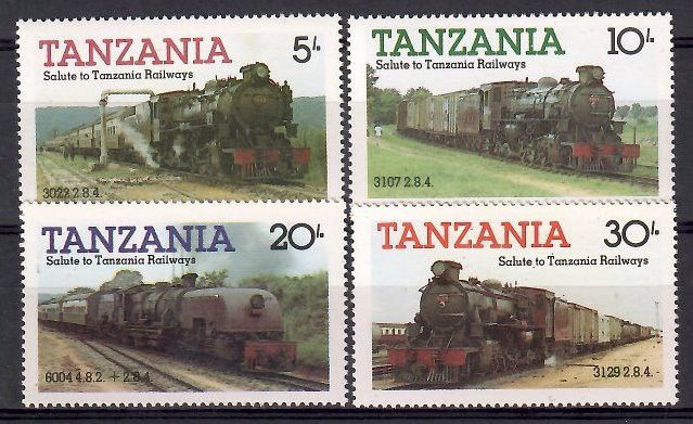 Znaczek Tanzania 1985 Mi 268-271 Czyste **