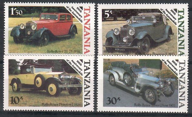 Znaczek Tanzania 1986 Mi 309-312 Czyste **