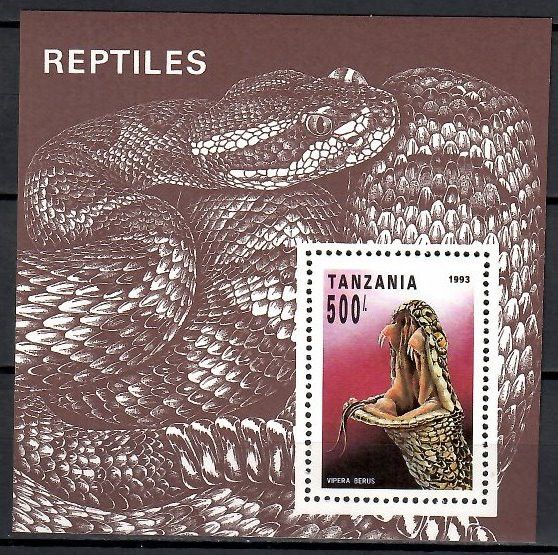 Znaczek Tanzania 1993 Mi bl 220 Czyste **