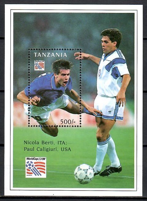 Znaczek Tanzania 1994 Mi bl 256 Czyste **