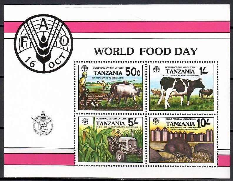 Znaczek Tanzania 1980 Mi bl 30 Czyste **