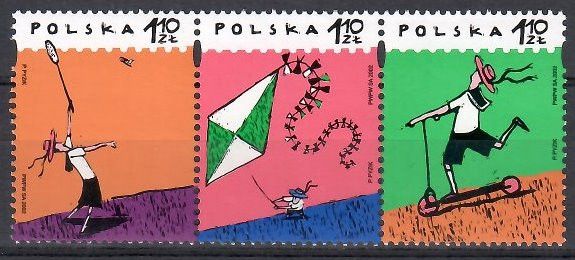 Znaczek Polska 2002 Mi 3975-3977 Fi 3825-3827 Czyste **