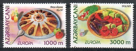 Znaczek Azerbejdżan 2005 Mi 608-609 Czyste **