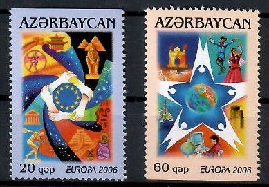 Znaczek Azerbejdżan 2006 Mi 638-639D Czyste **