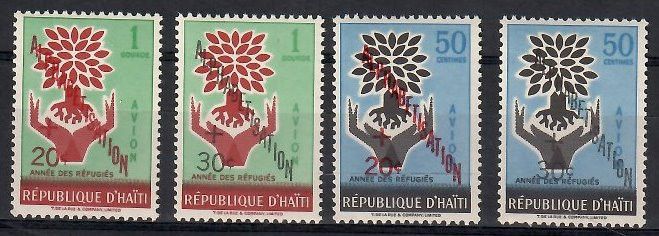 Znaczek Haiti 1960 Mi 625-628 Czyste **