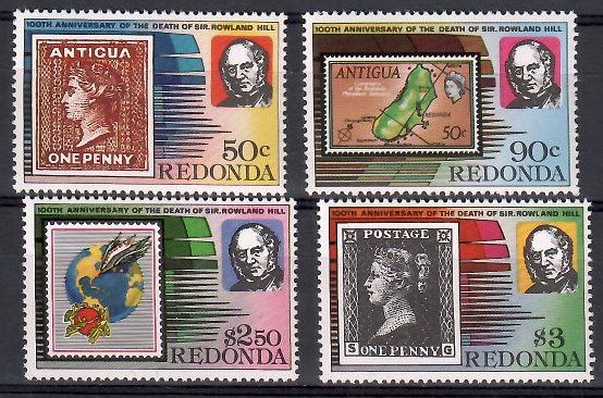 Znaczek Redonda 1979 Mi 25-28 Czyste **