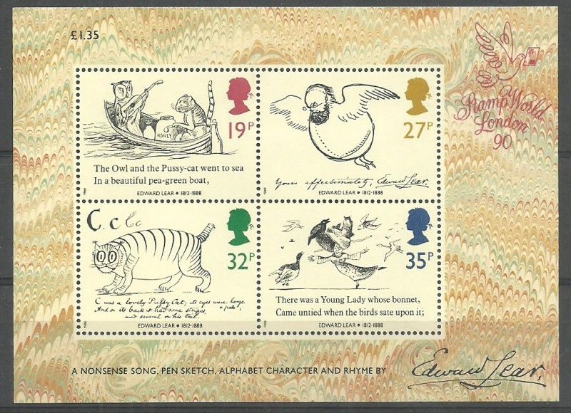 Znaczek Wielka Brytania 1988 Mi bl 4 Czyste **