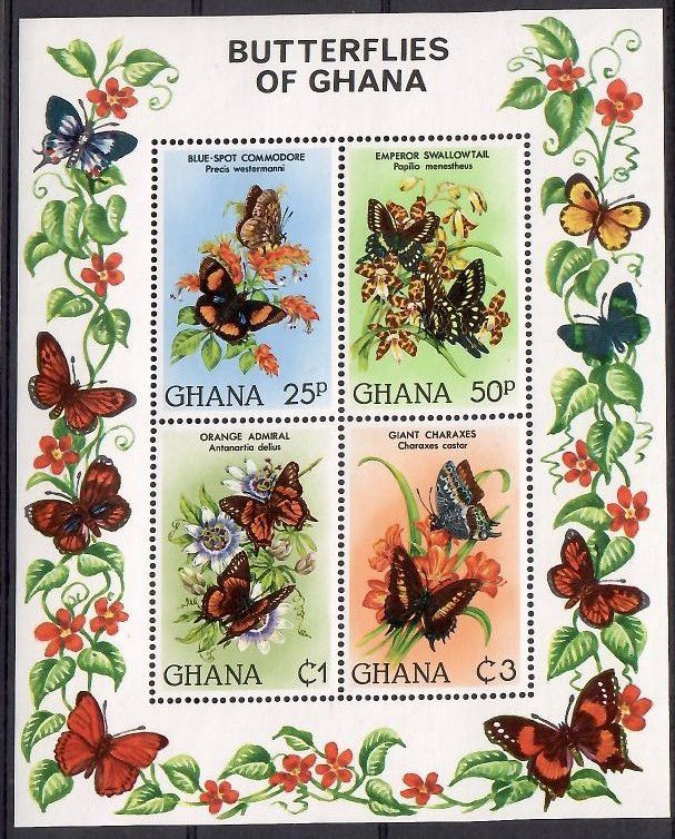 Znaczek Ghana 1982 Mi bl 95 Czyste **