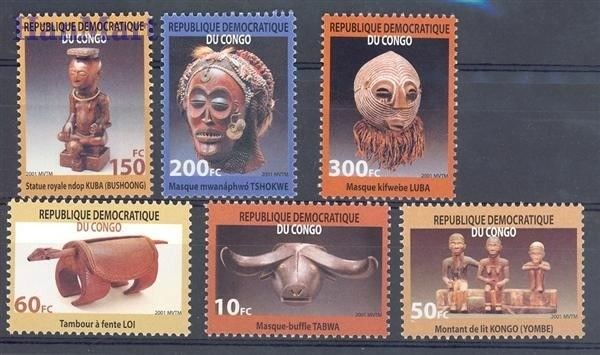 Znaczek Kongo Kinszasa / Zair 2002 Mi 1692-1697 Czyste **