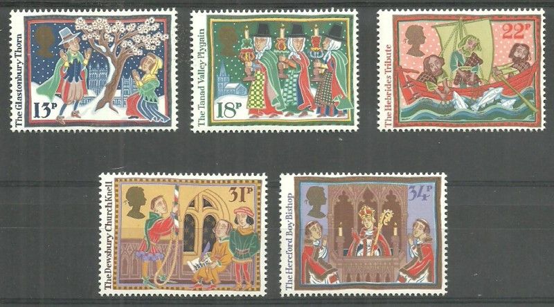 Znaczek Wielka Brytania 1986 Mi 1091-1095 Czyste **