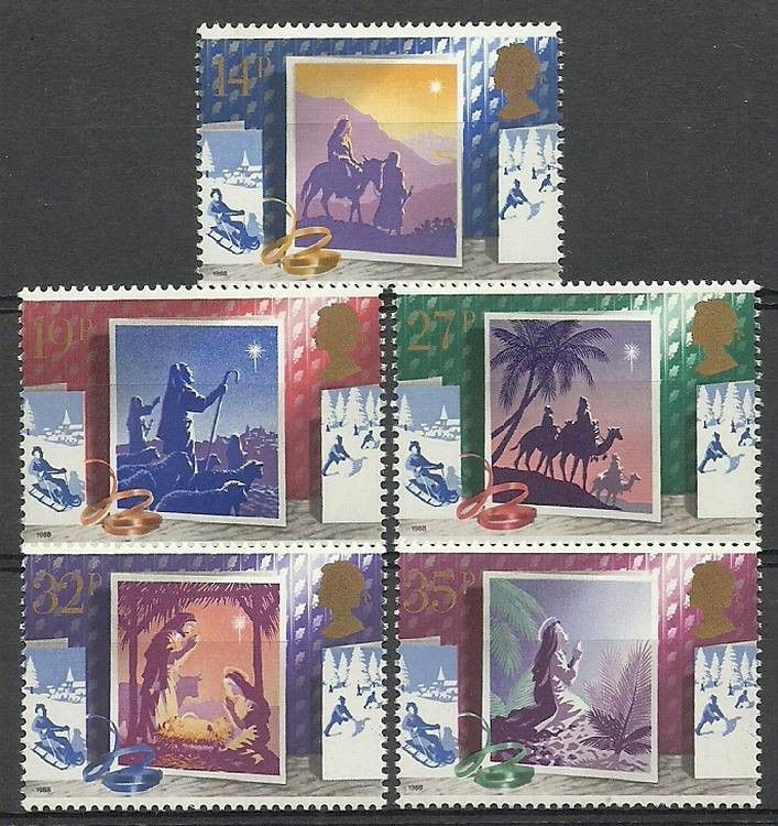 Znaczek Wielka Brytania 1988 Mi 1180-1184 Czyste **
