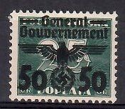 Znaczek Generalne Gubernatorstwo / GG 1940 Mi 36 Fi 36 Czyste **