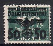 Znaczek Generalne Gubernatorstwo / GG 1940 Mi 37 Fi 37 Czyste **