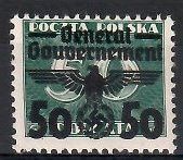 Znaczek Generalne Gubernatorstwo / GG 1940 Mi 38 Fi 38 Czyste **