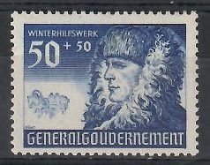 Znaczek Generalne Gubernatorstwo / GG 1940 Mi 62 Fi 62 Czyste **