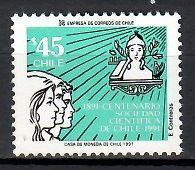 Znaczek Chile 1991 Mi 1424 Czyste **