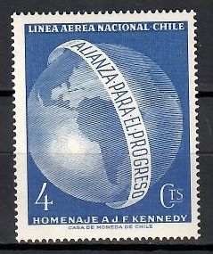 Znaczek Chile 1964 Mi 624 Czyste **