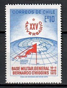 Znaczek Chile 1973 Mi 788 Czyste **