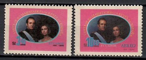 Znaczek Ekwador 1980 Mi 1841-1842 Czyste **