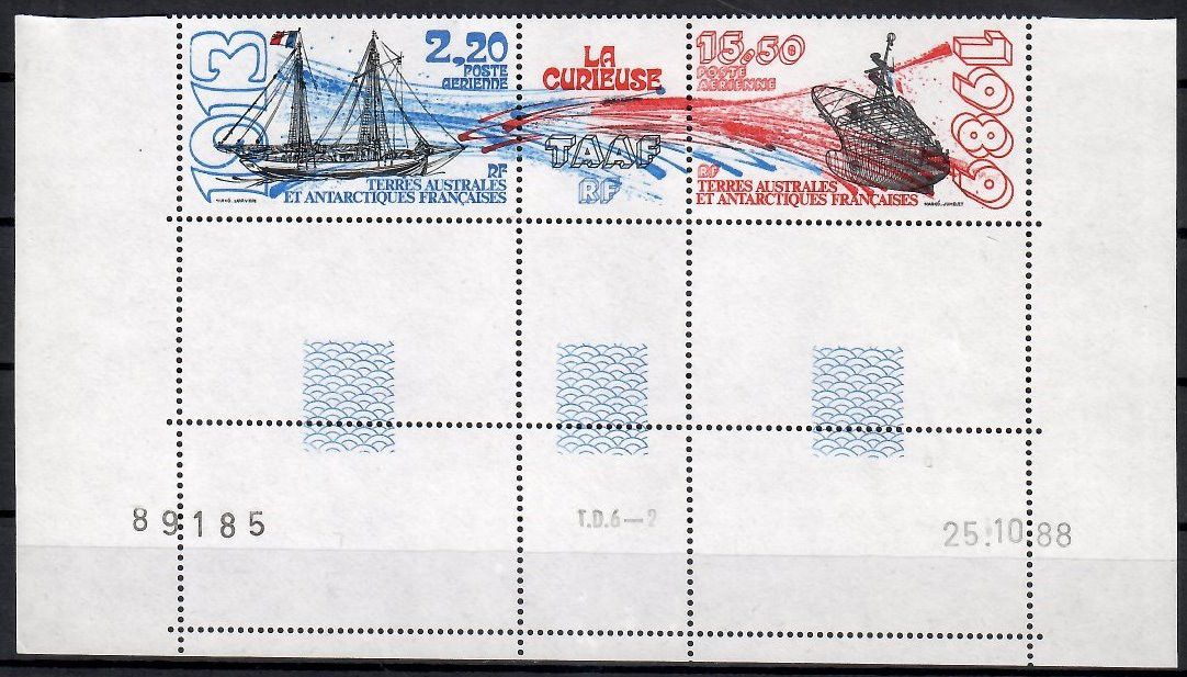 Znaczek TAAF 1989 Mi 252-253 Czyste **