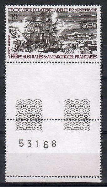 Znaczek TAAF 1990 Mi 267 Czyste **