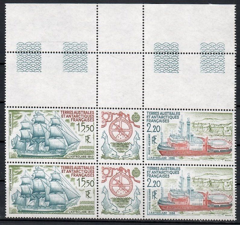 Znaczek TAAF 1990 Mi 268-269 Czyste **