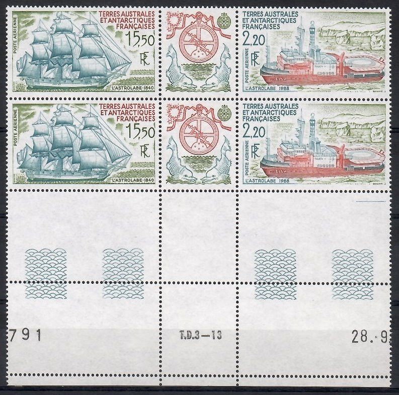 Znaczek TAAF 1990 Mi 268-269 Czyste **