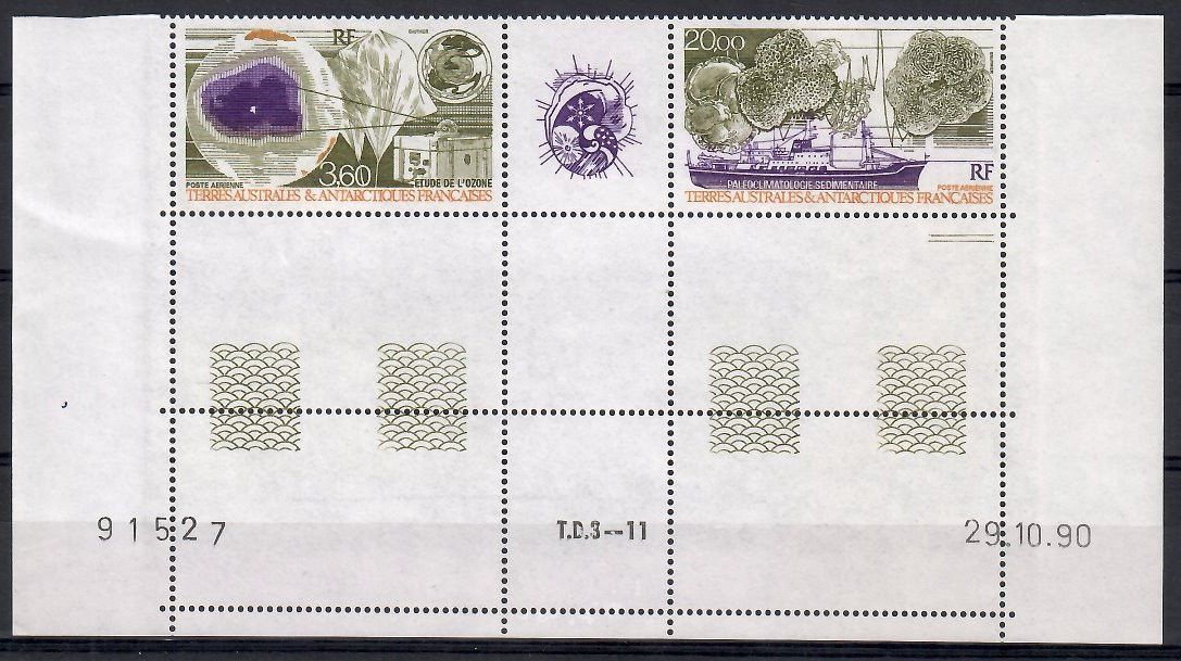 Znaczek TAAF 1991 Mi 277-278 Czyste **