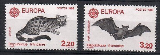 Znaczek Francja 1986 Mi 2546-2547 Czyste **
