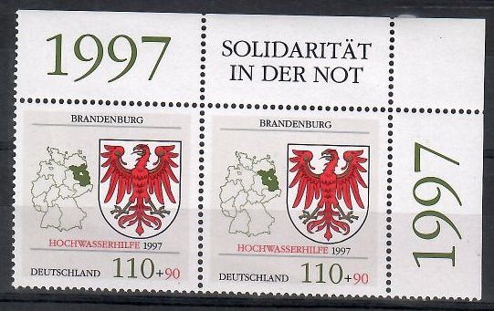 Znaczek Niemcy 1997 Mi 1941 Czyste **