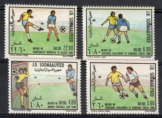 Znaczek Somalia 1986 Mi 388-391 Czyste **