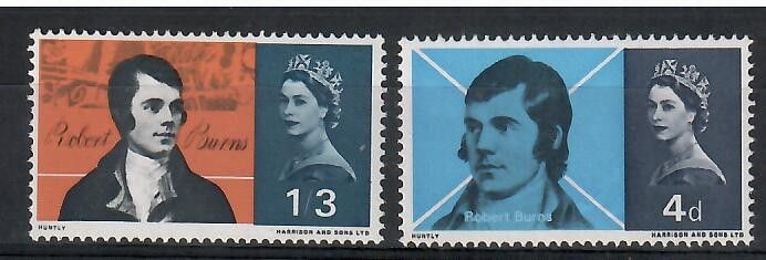 Znaczek Wielka Brytania 1966 Mi 408-409x Czyste **