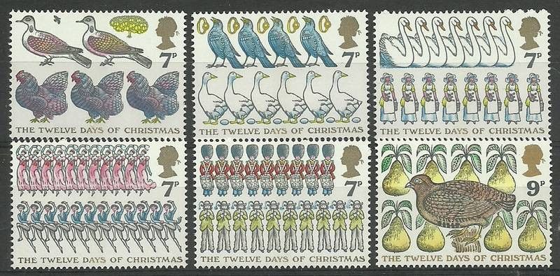Znaczek Wielka Brytania 1977 Mi 750-755 Czyste **