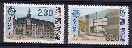 Znaczek Francja 1990 Mi 2770-2771 Czyste **