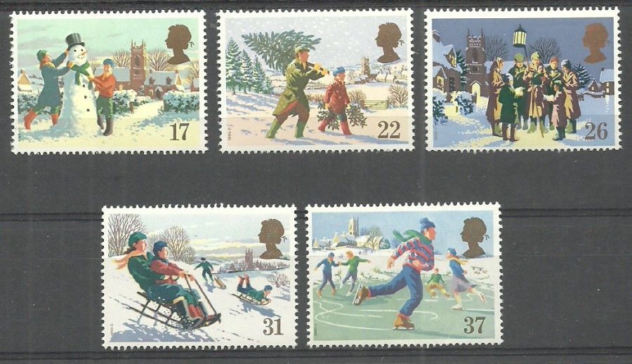 Znaczek Wielka Brytania 1990 Mi 1300-1304 Czyste **