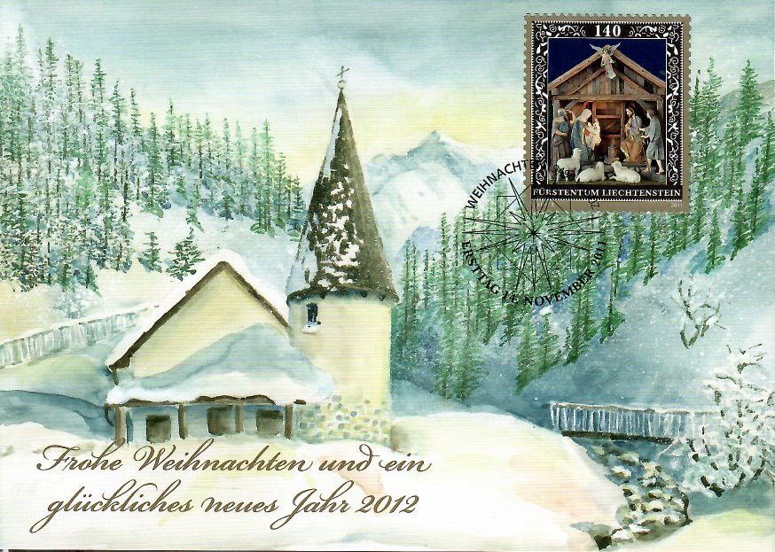 Znaczek Liechtenstein 2011 Mi 1616 Karta Max