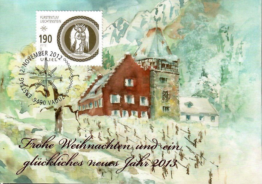 Znaczek Liechtenstein 2012 Mi 1659 Karta Max
