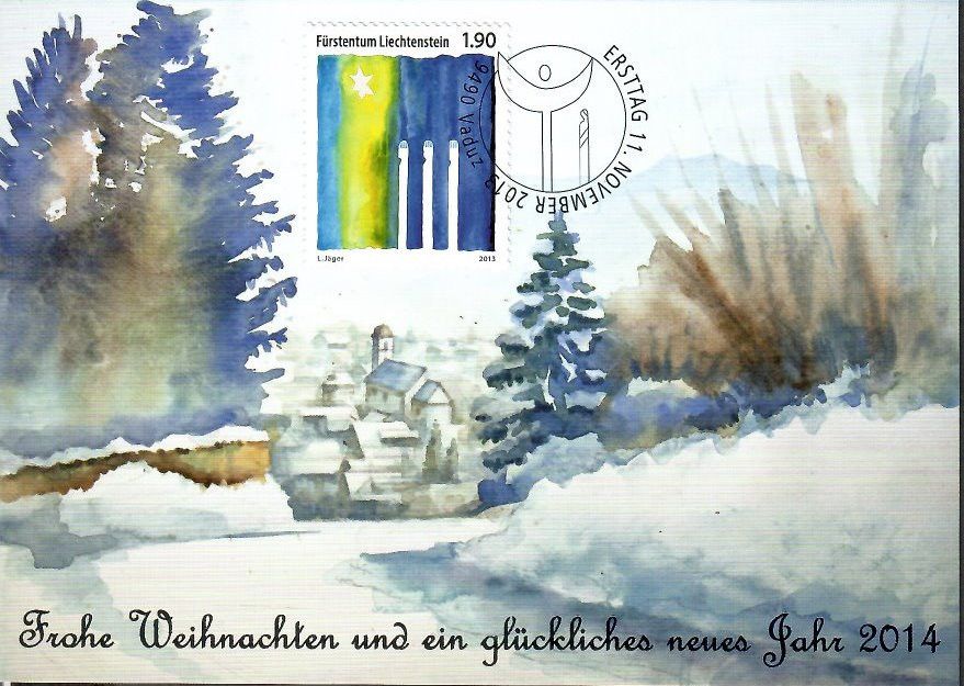 Znaczek Liechtenstein 2013 Mi 1698 Karta Max