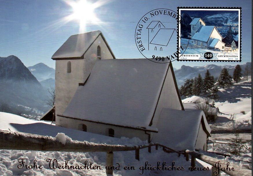 Znaczek Liechtenstein 2014 Mi 1739 Karta Max