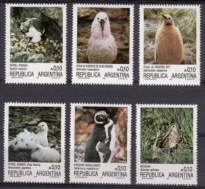 Znaczek Argentyna 1986 Mi 1802-1805+1807-1808 Czyste **