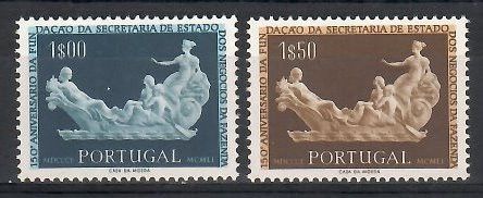 Znaczek Portugalia 1954 Mi 823-824 Czyste **