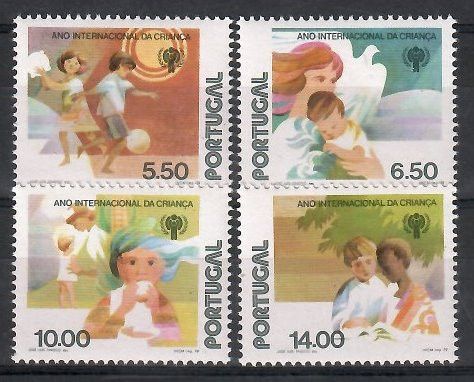 Znaczek Portugalia 1979 Mi 1443-1446x Czyste **