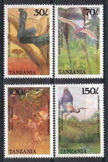 Znaczek Tanzania 1989 Mi 550-553 Czyste **