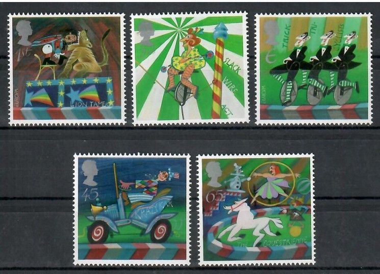 Znaczek Wielka Brytania 2002 Mi 2003-2007 Czyste **