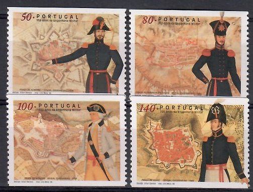 Znaczek Portugalia 1998 Mi 2230-2233C Czyste **