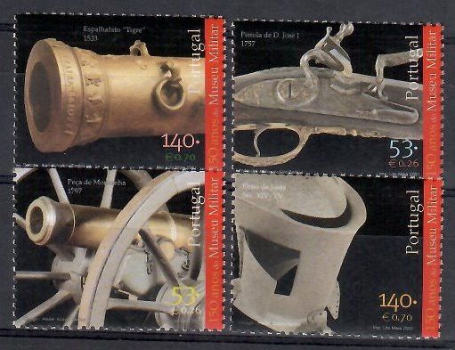 Znaczek Portugalia 2001 Mi 2516-2519 Czyste **